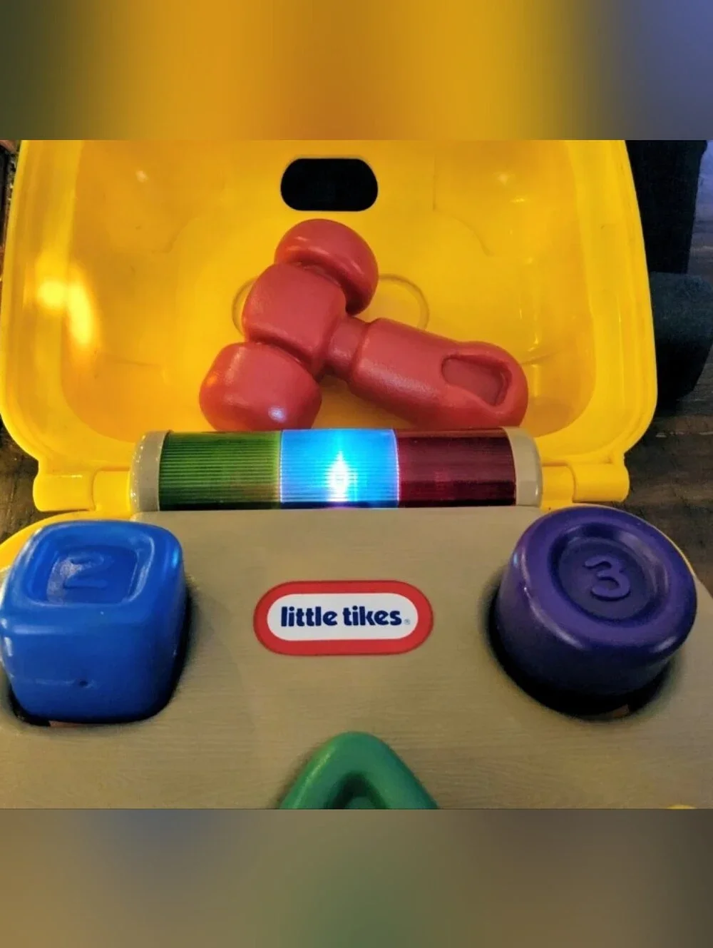 Little Tikes Vintage Discovery Sounds Toolbox Shape Sorter